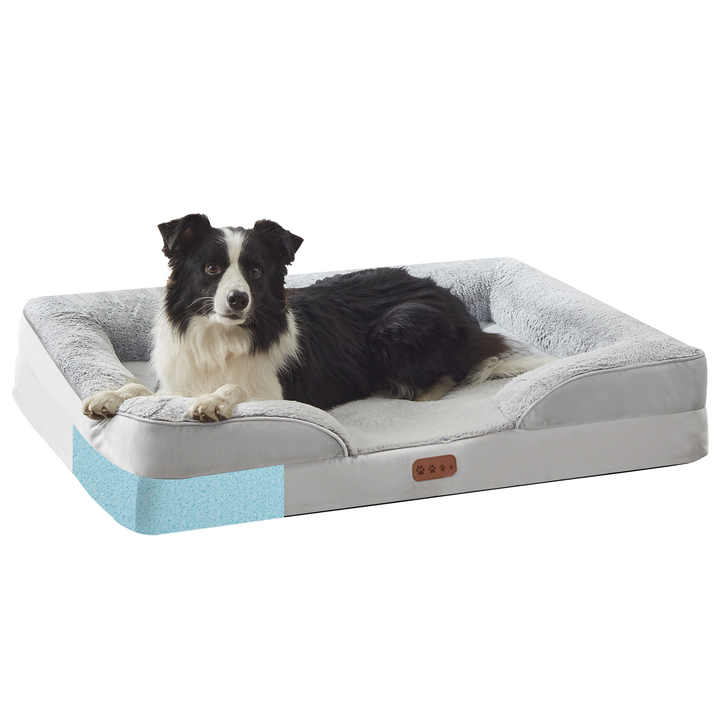 Image showcasing Orthopedic Pet Bed - High Quality Memory Foam Dog Pillow