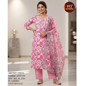 Export Quality Cotton Stitched Suit For <b>Ladies</b> With Soft Fabric And Comfortable Everyday Wear Available At Reasonable Price - Product Image 1