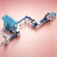 Ligne de production de pain de mie à haute humidité automatique ADMF, directement de l'usine, haute hydratation pour la fabrication industrielle de boulangerie