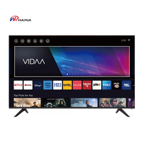 Téléviseur intelligent HAINA Smart Led Qled 55 pouces sans cadre Android Google 4K Ultra HD Système varié VIDAA 55 pouces Led Smart Tv