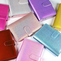 A6 A5 Macaron PU Cuir 6 anneaux Classeur Cahier à Spirale Agenda Planificateur Organisateur Papeterie