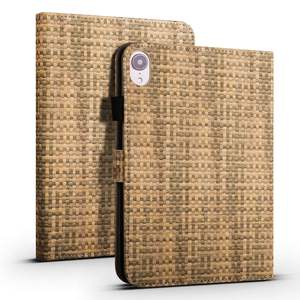 Funda para tableta de PU con patrón de tela para <span class=keywords><strong>iPad</strong></span> 10th Air 3 4 <span class=keywords><strong>5</strong></span> Mini con correa para bolígrafo, funda para tableta para Samsung A7 8 9 para <span class=keywords><strong>Xiaomi</strong></span> <span class=keywords><strong>5</strong></span> 6 <span class=keywords><strong>Pro</strong></span> - Product Image 2