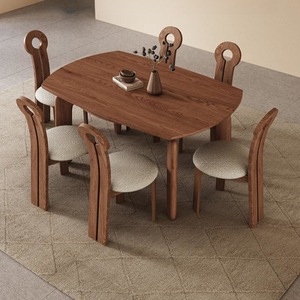 Solid Wood Elephant Shaped Extendable Dining <b>Table</b> <b>Round</b> Folding For <b>Small</b> Homes And Apartments Ash Wood Dining <b>Table</b> - Product Image 3
