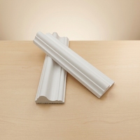 Plinthe décorative en polystyrène PS écologique et imperméable pour la décoration intérieure de la maison