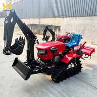 Traktor Mini Pertanian Rumah Kaca Alat Pengolah Tanah Sayuran Mesin Kompak