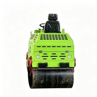Compacte, ME150, système entièrement hydraulique, rouleau vibratoire, moteur, double tambour en acier, compacteur, compactage d'asphalte et de sol, 75 Hz, 1500 kg