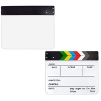 Jujingying — planche à clipser de film, acrylique coloré, vente en gros, pour leader de film, décoration en cadeau de film