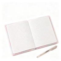 Carnet à couverture en peluche, journal portable doux pour l'école, carnet à couverture souple en peluche, bloc-notes à motif animalier de dessin animé