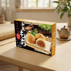 ผู้ผลิตขายส่ง ROYAL FAMILY FOOD CO.LTD ขนมหวานไต้หวัน โมจิ 210 กรัม*24 กล่อง/ลัง ขนมดาฟุกุเนยถั่ว - Product Image 3