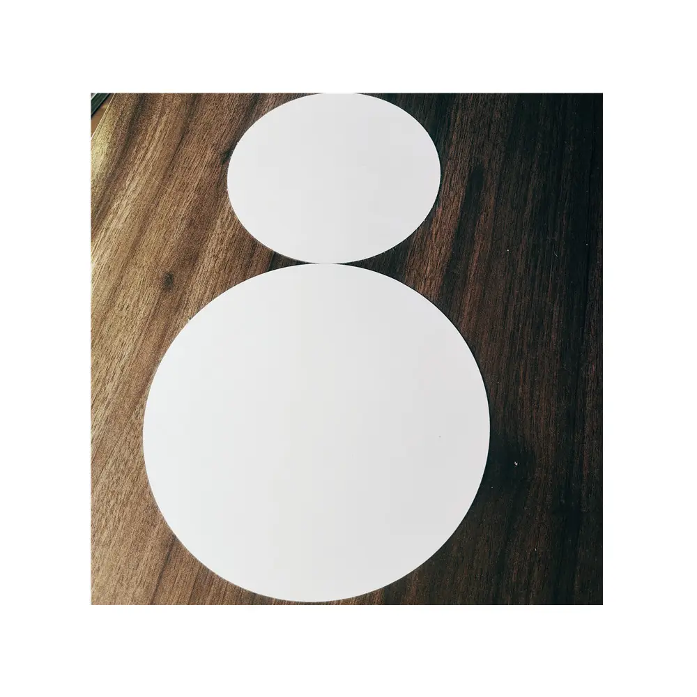 Wholesale Gloss White Round Circle Blanks Signage Boards 8" 10" 12" 18" Sublimation Aluminium Round Metal Photo Panels