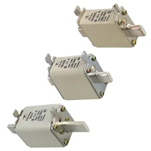 LV HRC pelat keramik NH00C seri NT00c sekering dan kotak Sekring sertifikasi CE digunakan dalam saklar isolasi HR17