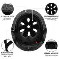 Nouvelle tendance de la mode haute qualité cyclisme Skateboard casque adultes enfants casque réglable protection vélo Skateboard casque
