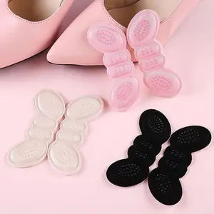 Palmilhas de calcanhar de espuma ajustáveis confortáveis com suporte de arco para ajuste de tamanho de calcanhar solto para sapatos