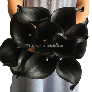 Hecho a mano Real Touch Artificial <span class=keywords><strong>Calla</strong></span> Lily Flower Branch Blanco Púrpura Rojo Rosa PU Mini Callas para Navidad Día DE LA MADRE Pascua - Product Image 2