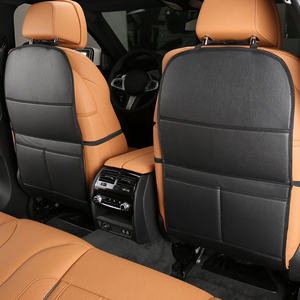 Tapis de protection universel en cuir YECAI pour dossier de <span class=keywords><strong>siège</strong></span> de voiture, imperméable, anti-salissures, avec poche de rangement pour enfants, facile à nettoyer, luxe - Product Image 1