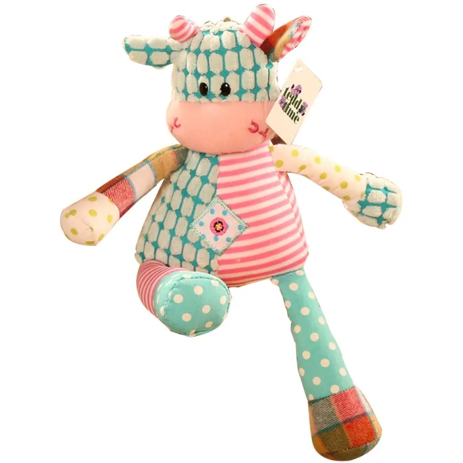 Di alta qualità in cotone Baby Doll grazioso animale che dorme animali di pecora giocattoli di peluche interattivi genitore-bambino giocattolo di peluche