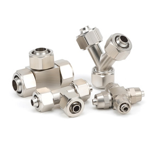 Raccord pneumatique à connexion rapide tout en cuivre nickelé Peg8 6mm en laiton pour air comprimé - Product Image 3