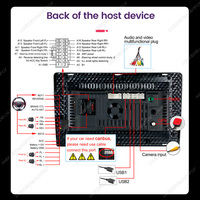 Écran tactile MEKEDE 4 cœurs, autoradio FM, Android Auto, navigation GPS, lecteur multimédia de voiture 2+32 Go pour Toyota, Honda, Kia, VW