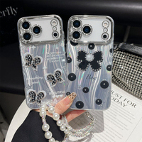Coque de téléphone Imd Flower Love Heart Butterfly Pearl Bracelet pour Galaxy A57 VIVO V70 Realme 16