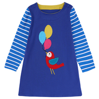 Robes d'automne pour filles, vêtements pour enfants, robes à manches longues, robe de princesse pour petite fille, vêtements pour bébé fille, robes en coton pour filles