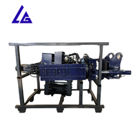 Vibro-marteau hydraulique à pince latérale, monté sur excavatrice, pour l'installation de palplanches – Vente directe usine