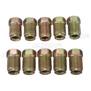 10/20/40 piezas de tuercas de tornillo macho cortas de 10 mm x 1 mm para tubos de freno de 3/16 pulgadas - Product Image 1