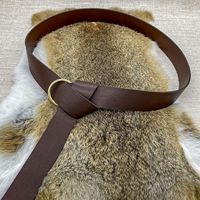 Ceinture à boucle médiévale en cuir pour homme, accessoire de costume LARP, équipement d'armure, pour cosplay de Viking, Chevalier, Pirate, adulte