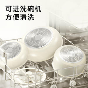 Cazuela de aluminio antiadherente, utensilios de cocina desmontables, sartén, <span class=keywords><strong>ollas</strong></span>, juego de cocina, utensilios de cocina, cocina antiadherente, wok chino - Product Image 2