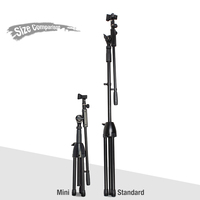 Support de microphone professionnel Yinyu MS001, trépied réglable avec base en métal pour studio, podcasting, performance en direct