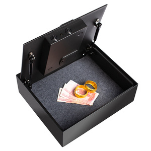 Caja de Seguridad negra Digital <span class=keywords><strong>para</strong></span> uso doméstico, caja de seguridad de hierro y acero, caja de seguridad <span class=keywords><strong>para</strong></span> ahorro - Product Image 4