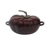 Pot à tomates en fonte émaillée moderne et durable, directement de l'usine, compatible four et lave-vaisselle, pour la cuisine domestique