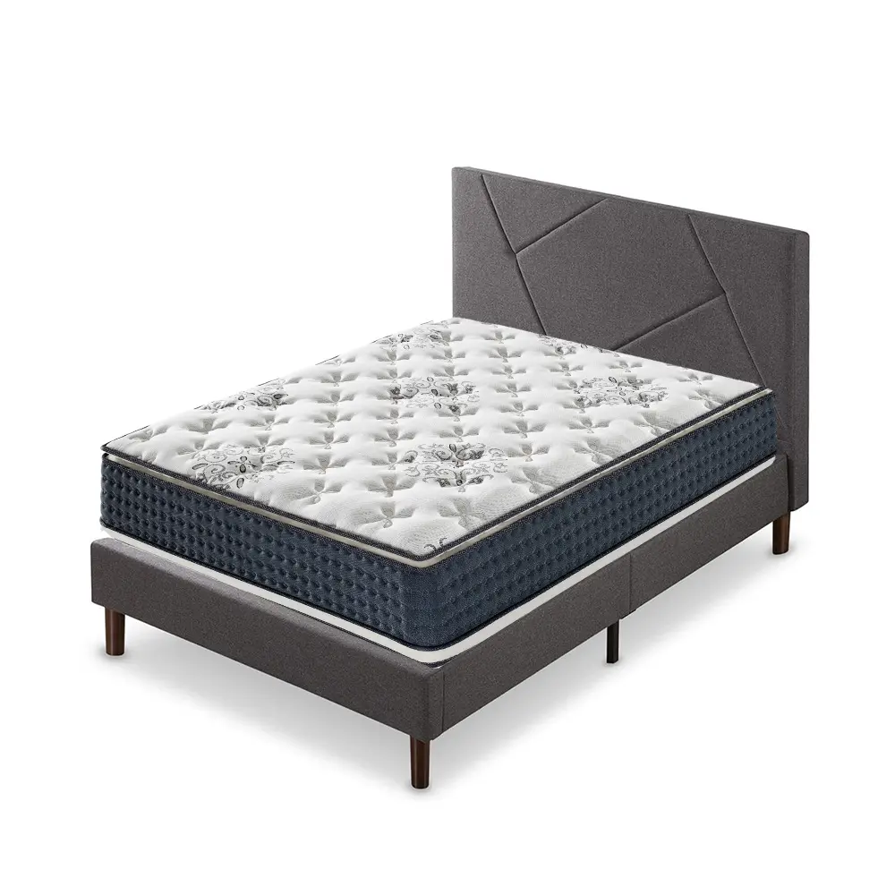Comfortable organic latex mattress 100% natural soft top foam mattress pocket spring mattress