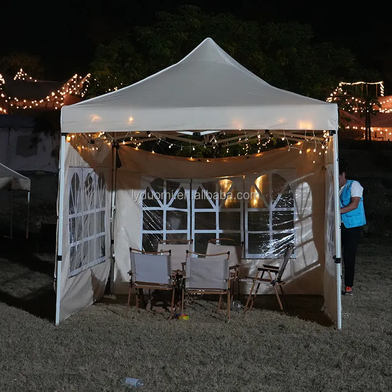 Tienda de campaña al aire libre con toldo telescópico plegable personalizado Publicidad Prevención de epidemias de cuatro patas Paraguas de cuatro esquinas