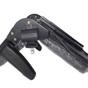 เบาะนั่งรถบรรทุกสีดำขนาด230*285มม. ปรับได้สำหรับรถยกและรถตักพร้อมเข็มขัดนิรภัยและที่วางแขน - Product Image 2