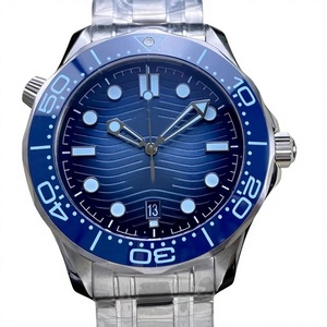Reloj Mecánico de Lujo de Súper Calidad, Resistente al Agua, 42 mm, Movimiento VS Factory 8800, Bisel de Cerámica Azul, Esfera Azul, 300 m - Product Image 1