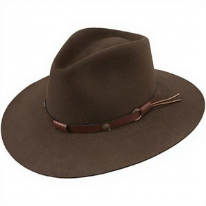 Luxury Modern <b>Style</b> Genuine Leather Cowboy Fashion Hat Customized BS International-Surprise Gift Dad Grandfather Unisex Beach - Product Image 6