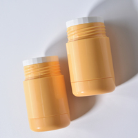 Tube de 30 ml à mécanisme rotatif, fond rond, en PP, vide, biodégradable, transparent, pour déodorant, flacon roll-on