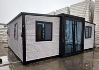 Maison Modulaire Préfabriquée de Haute Qualité 20/30/40FT, Modèle Pliable, Maison Préfabriquée de Luxe 2/3 Chambres