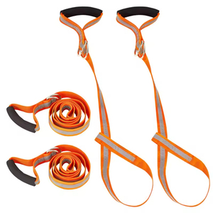 Corde <span class=keywords><strong>de</strong></span> traînage robuste personnalisée pour cerfs, sangle <span class=keywords><strong>de</strong></span> transport réfléchissante avec poignée ergonomique pour le tirage <span class=keywords><strong>de</strong></span> gros gibier, réglable - Product Image 5