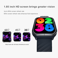 Versión Global del Reloj Inteligente Mibro C3, Pantalla TFT HD de 1.85 Pulgadas, Navegación GPS, Calendario, Llamadas, Correas Dobles, Resistente al Agua 2ATM IP68, Deportivo, para Hombre