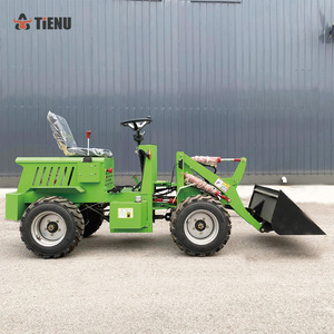 Diskon besar pemuat Mini elektrik penggerak empat roda efisiensi tinggi muatan otomatis dengan <span class=keywords><strong>Front</strong></span> End <span class=keywords><strong>Loader</strong></span> dengan pembersih - Product Image 1
