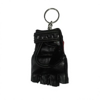 Porte-clés mini-boxe MMA homme et femme, prix bas, haute qualité, forme de gants en cuir PU
