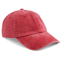 Casquette de baseball unisexe en coton rouge lavé de haute qualité HBA55, pour usage quotidien et sport, personnalisable OEM, vente en gros