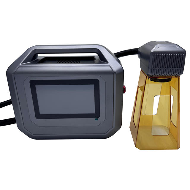 20W Small Handheld Fiber Laser Marking Machine for engraving on Metal, Steel