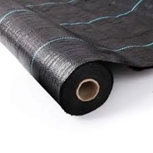 black colour pp material woven fabric in tubular roll with for agricultural mulch film