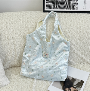 Sac fourre-tout portable pour femme, en polyester, avec broderie motif bonbons, finition métallique polie, petit format, à porter à l'épaule ou sous le bras, pour usage quotidien - Product Image 3