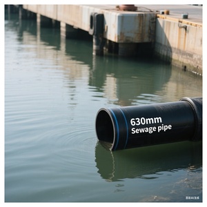 630mm di acque reflue di mare in polietilene HDPE tubo blu linea poli tubo HDPE per fognatura - Product Image 2
