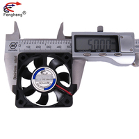 Özel 5010 DC 12 Volt fırçasız egzoz soğutma fanı 50x50x10mm 50mm plastik Mini HAVA SOĞUTUCU fanı 5V 24V