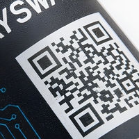 Etiqueta de Vial con Código QR de Datos Variables, Forma Personalizada, Papel Sintético PP, Etiqueta de Trazabilidad, Escaneo y Verificación, Etiqueta de Embalaje Impresa Personalizada