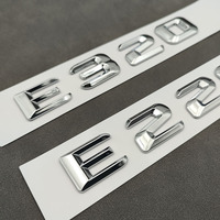 Lettres 3D ABS pour coffre de voiture 2015 A200 B180 C280 E220 Emblème pour Mercedes W176 W177 W246 W247 W205 W204 W213 W212 Accessoires